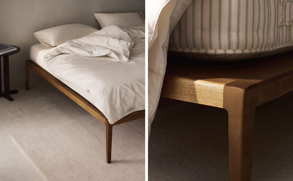 WOODEN BED FRAME