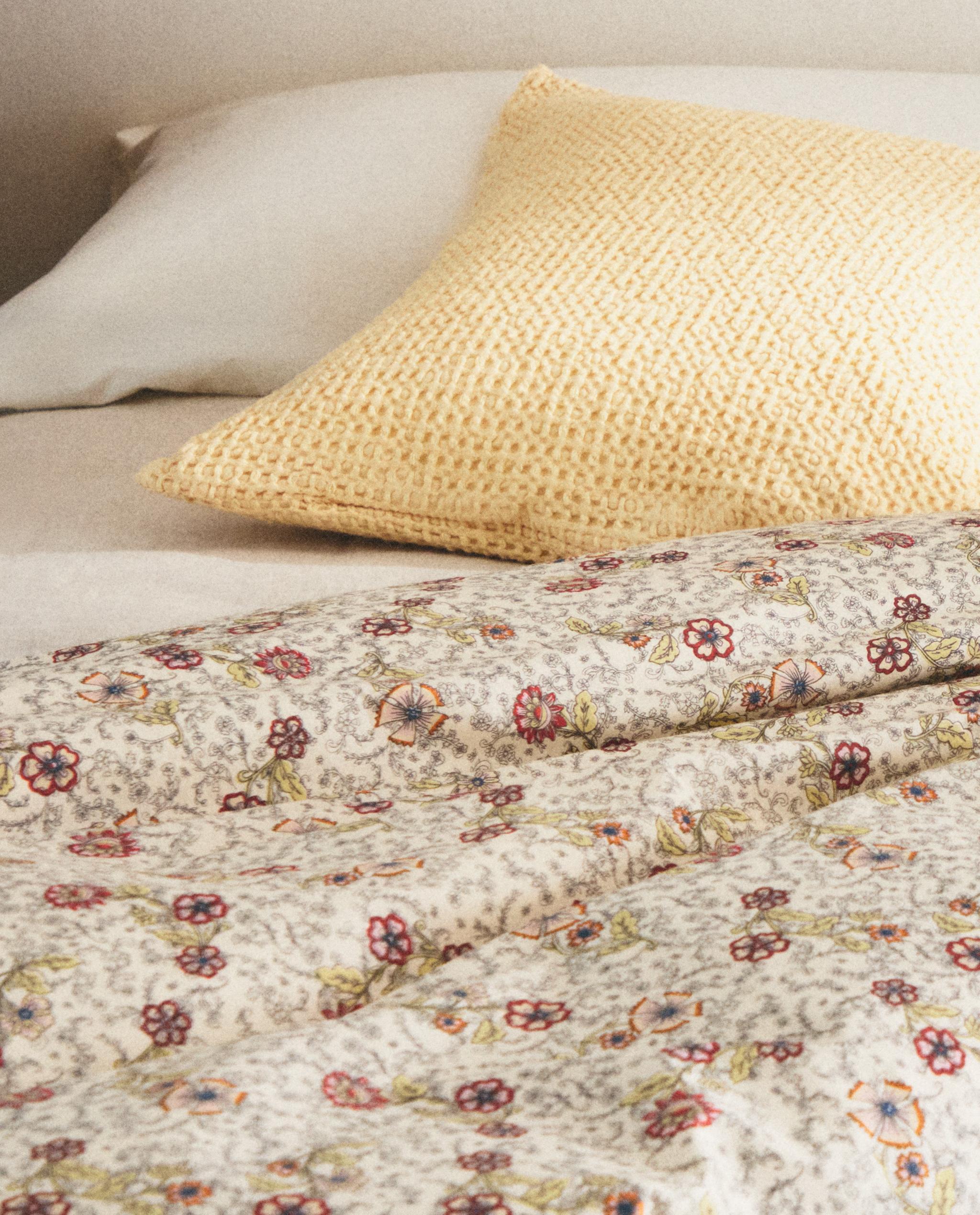 KIDS' FLORAL COTTON DUVET COVER product thumbnail 9