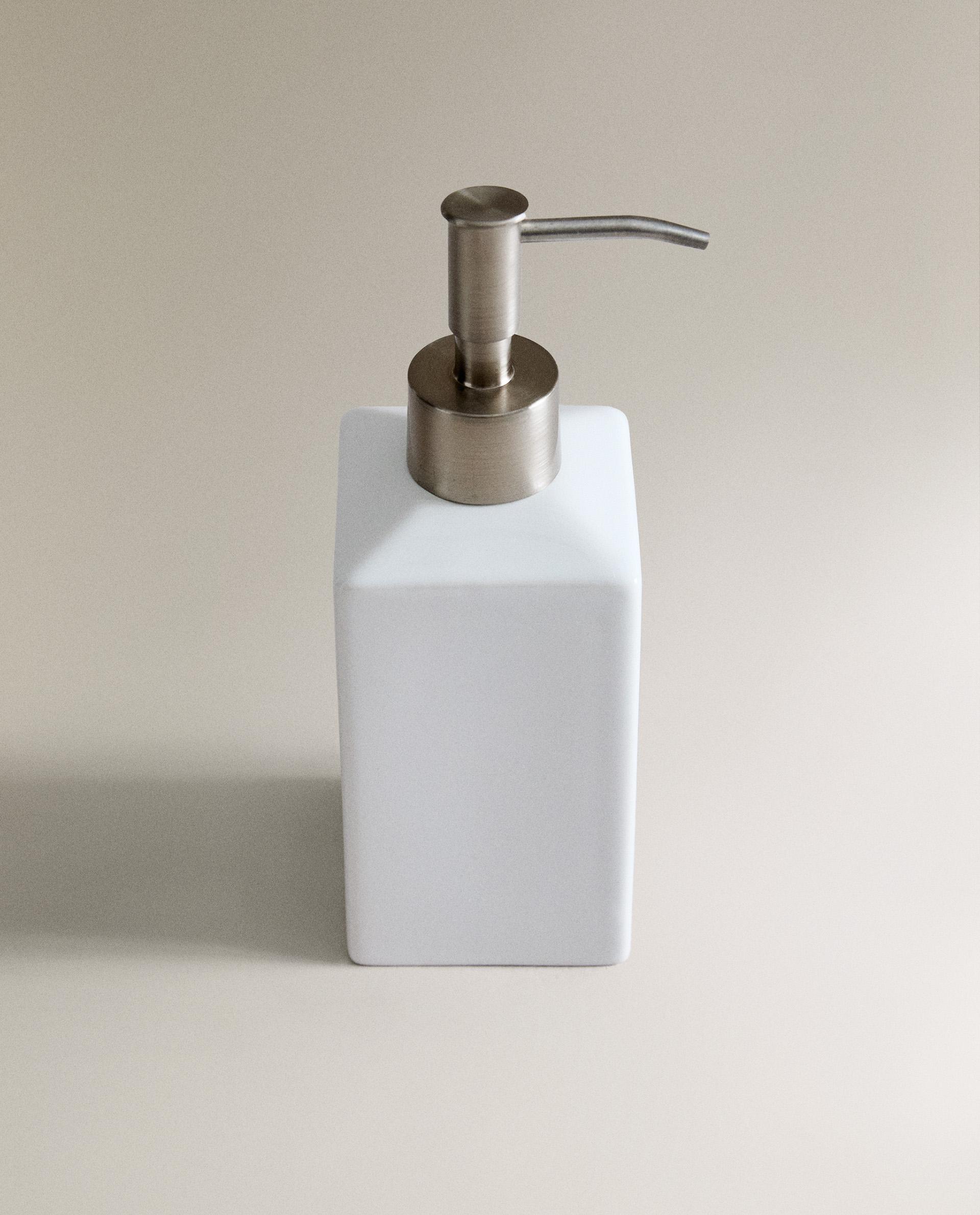WHITE EARTHENWARE SOAP DISPENSER product thumbnail 9