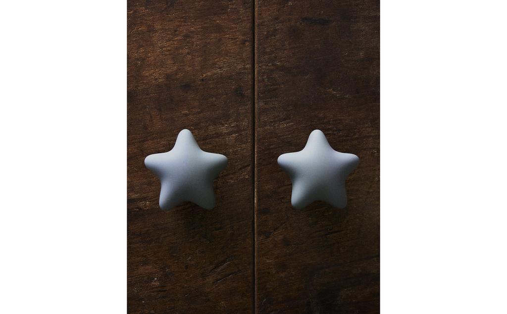 FLERPACK STJÄRNFORMADE DÖRRKNOPPAR FÖR BARN (2-PACK)