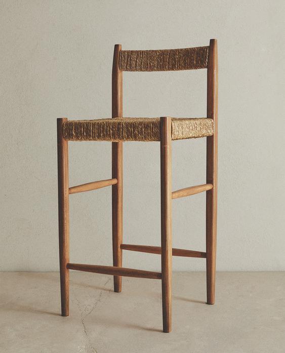 TABOURET HAUT FRÊNE