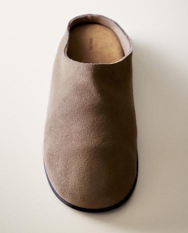MINIMAL LEDERPANTOFFEL
