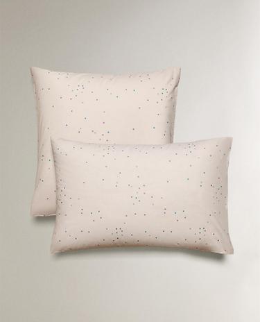 KIDS' STARS COTTON PILLOWCASE