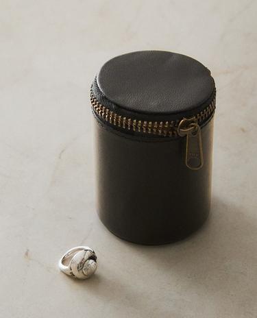 ESTUCHE PIEL CILÍNDRICO