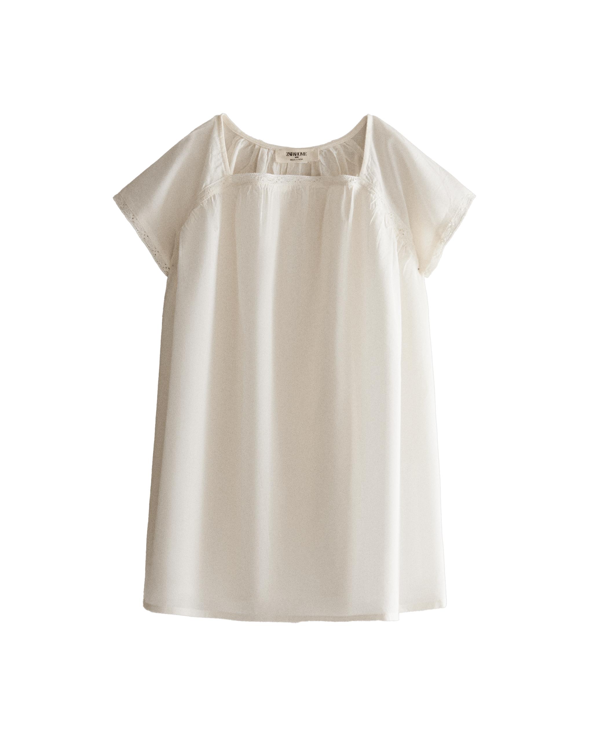 CHILDREN'S DRESS WITH LACE TRIM product thumbnail 6