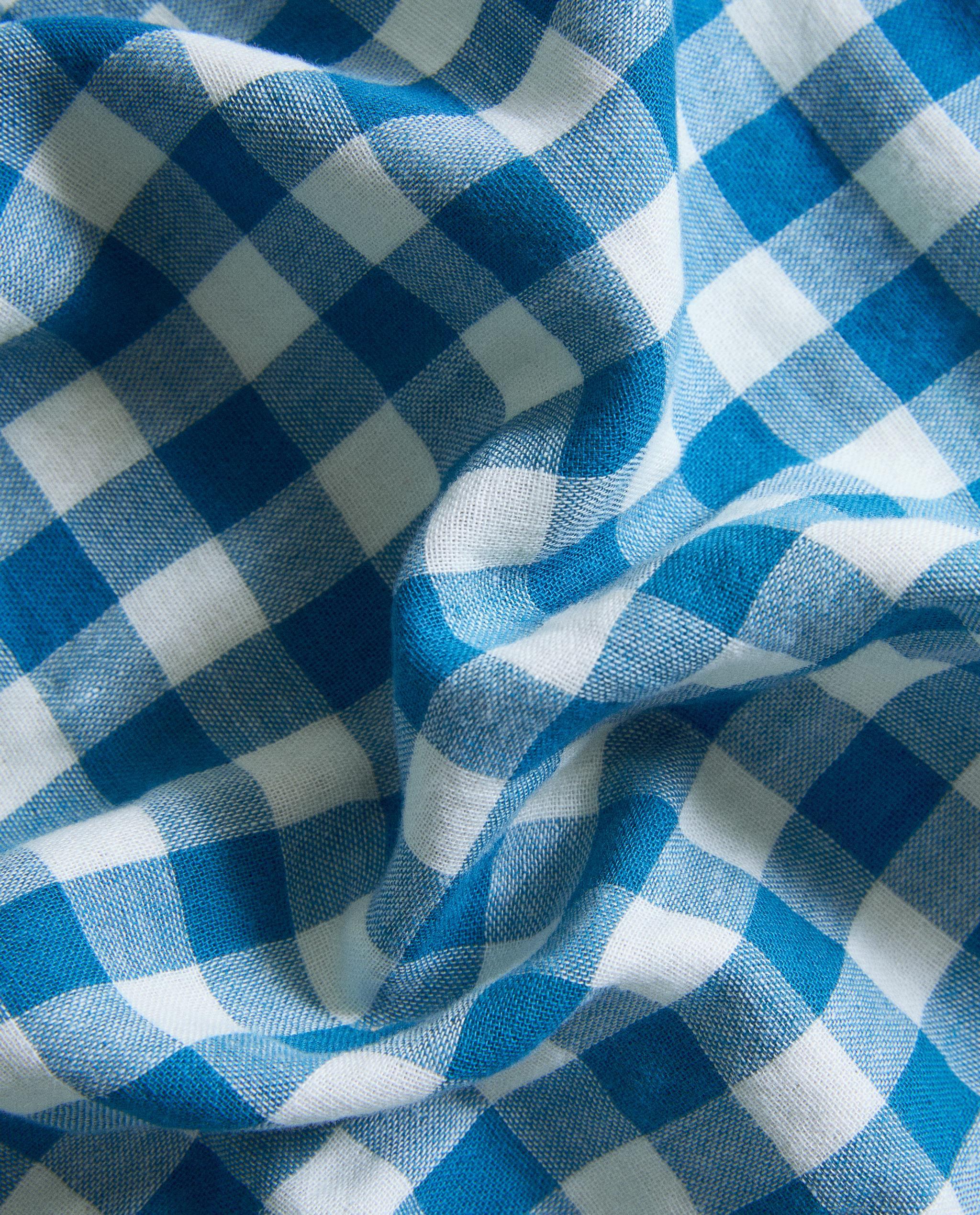 KIDS' CHECK MUSLIN FLAT SHEET product thumbnail 3