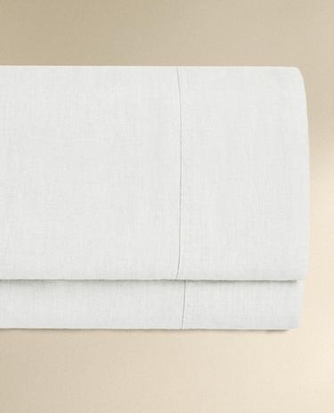 PRZEŚCIERADŁO BEZ GUMKI Z PRANEGO LNU (160 GxM²) PRZEŚCIERADŁO BEZ GUMKI Z PRANEGO LNU (160 GxM²)