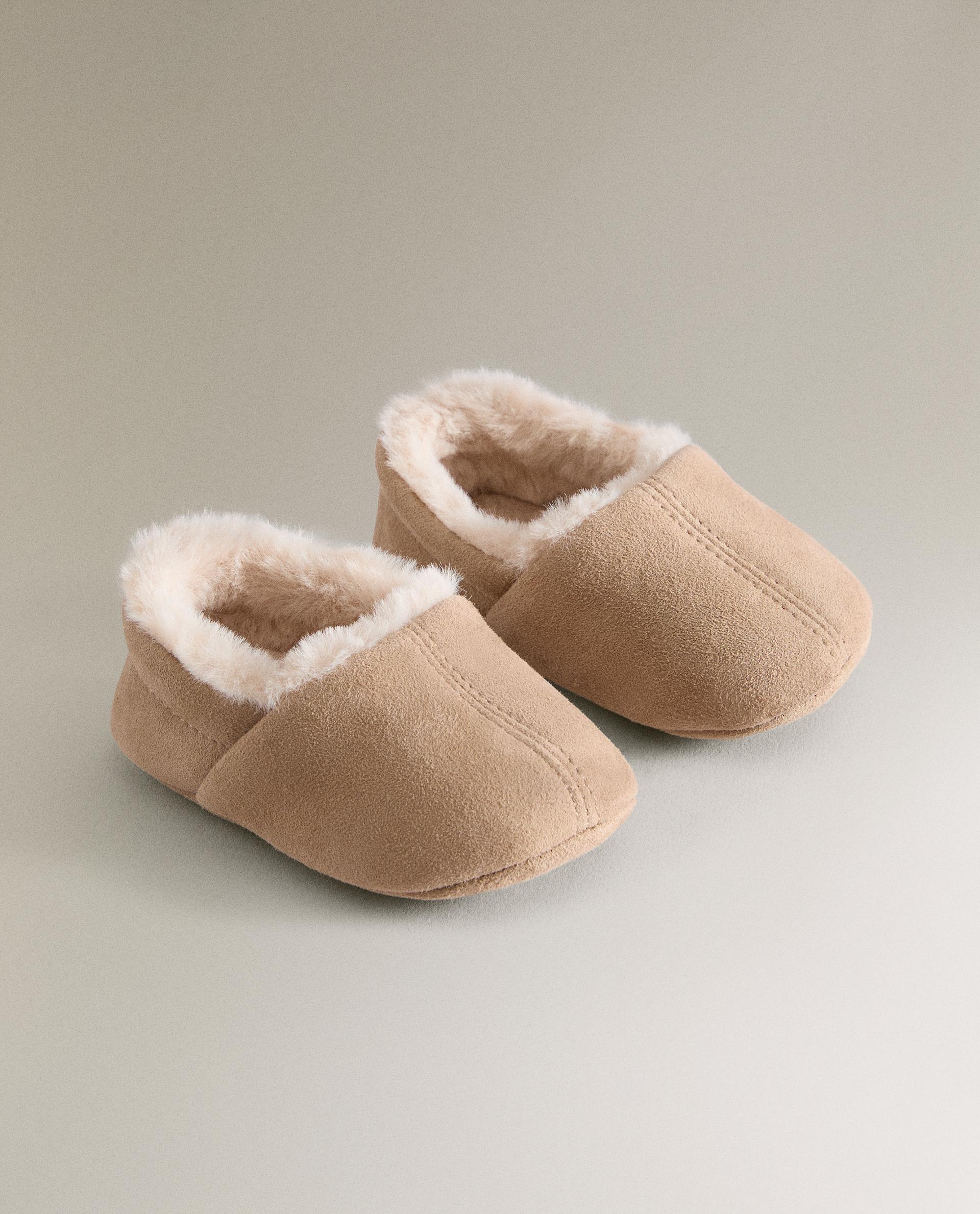 WARM LEATHER BOOTIES Zara Home Κύπρος / Cyprus