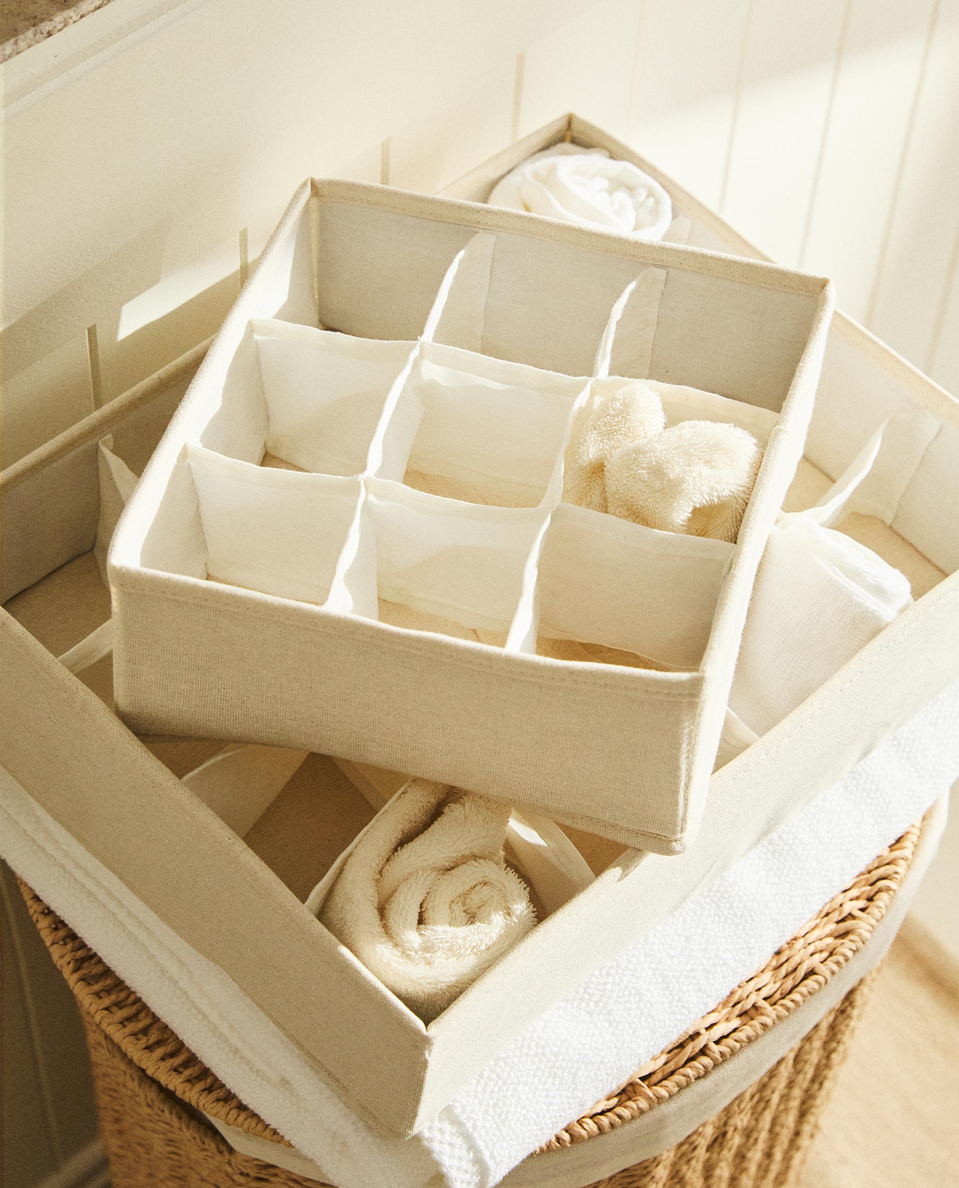 ORGANISER BASKET WITH COMPARTMENTS