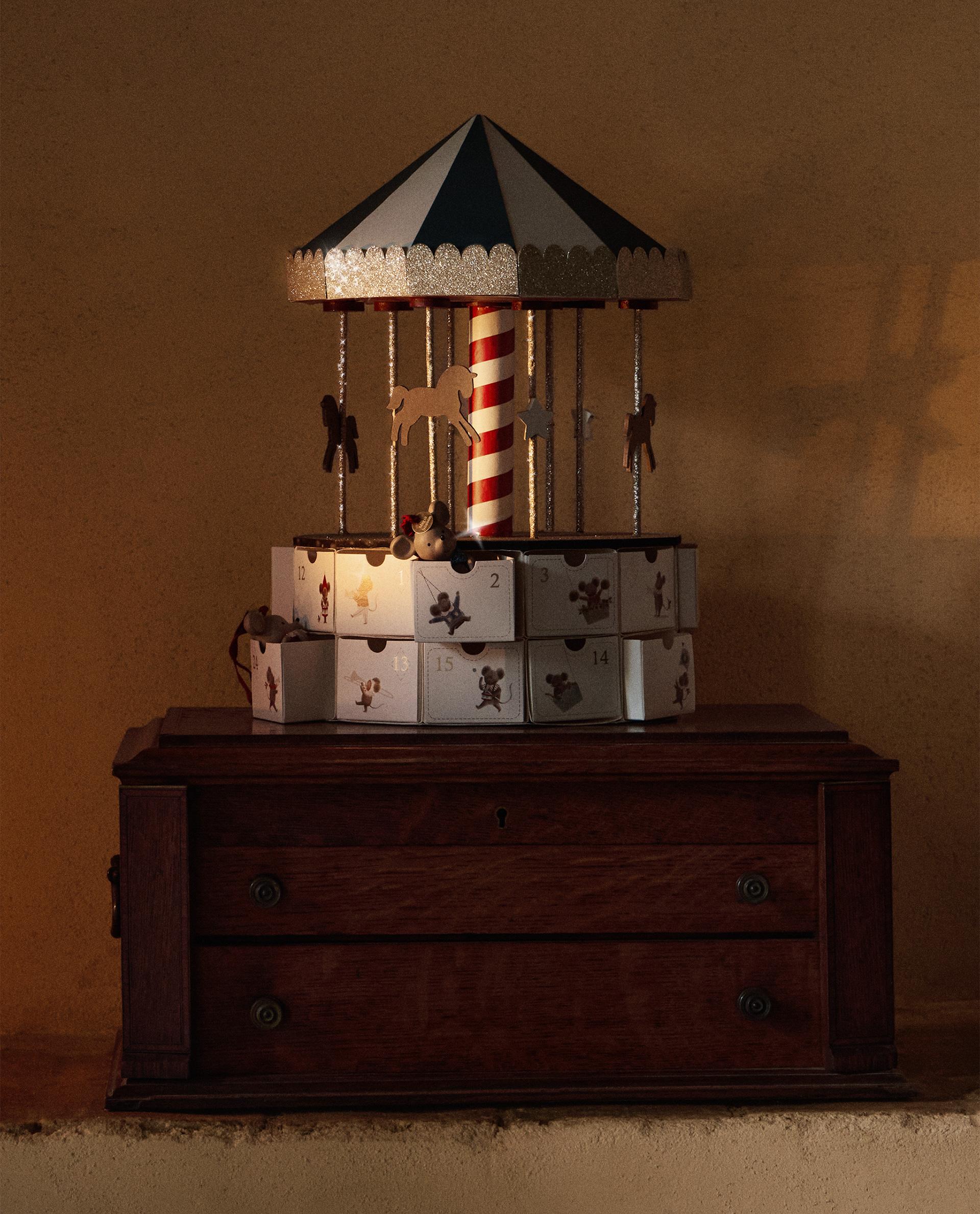ZARA  2025 今季 クリスマスアドベントカレンダー 新品 クリスマス カルーセル アドベントカレンダー | Zara Home 日本/Japan