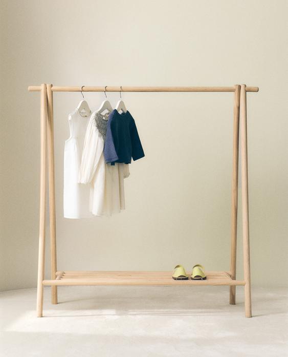 Cintres En Bois Naturel Qusedwey - Lot De 30 - Pour Vêtements Enfants - Décoration Chambre