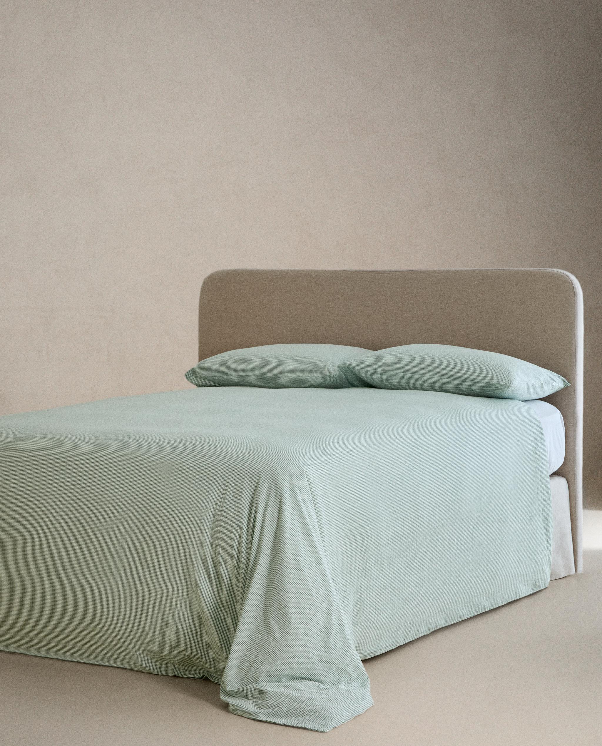 CHECK SEERSUCKER DUVET COVER product thumbnail 6
