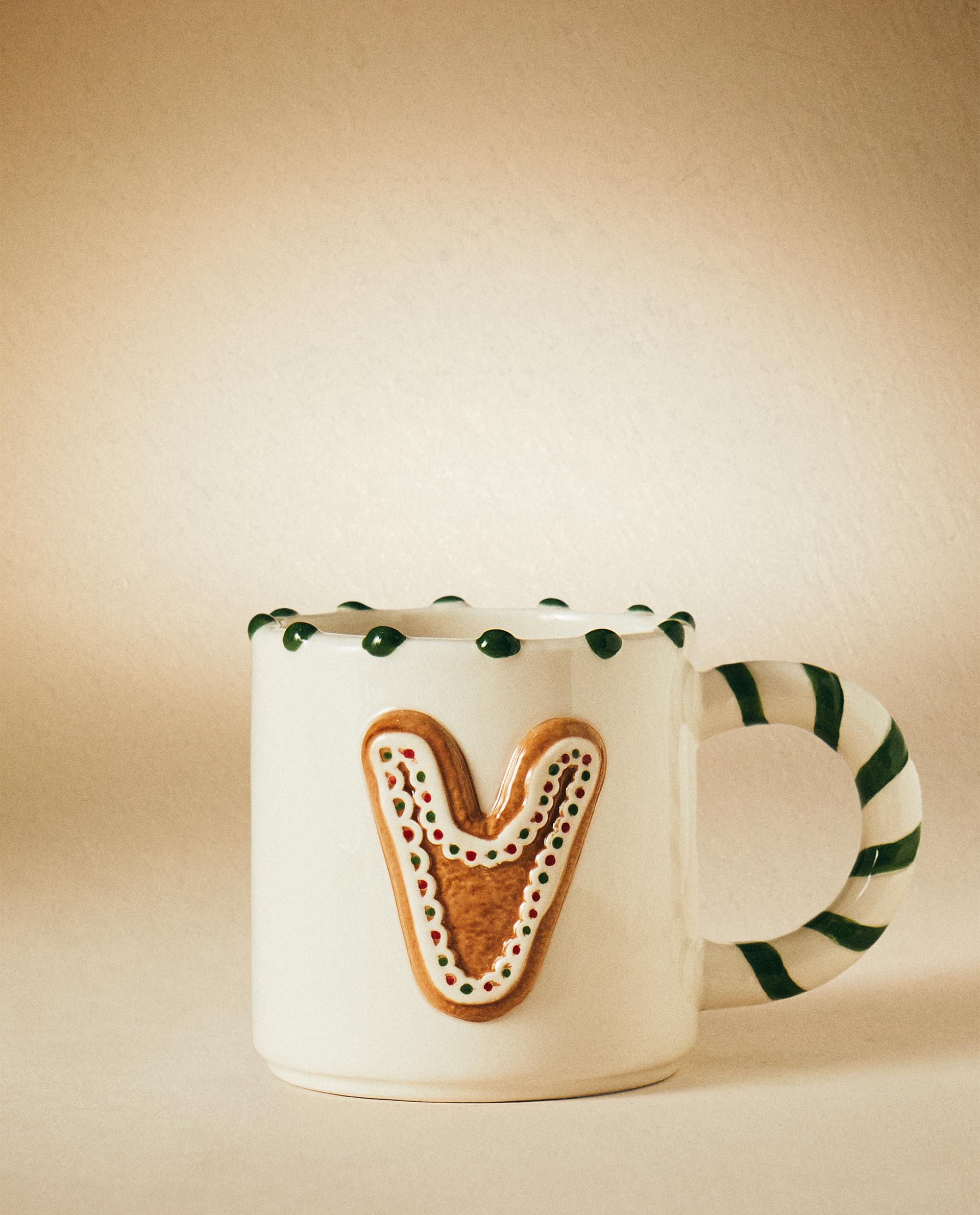 CHILDREN’S CHRISTMAS LETTER V STONEWARE MUG