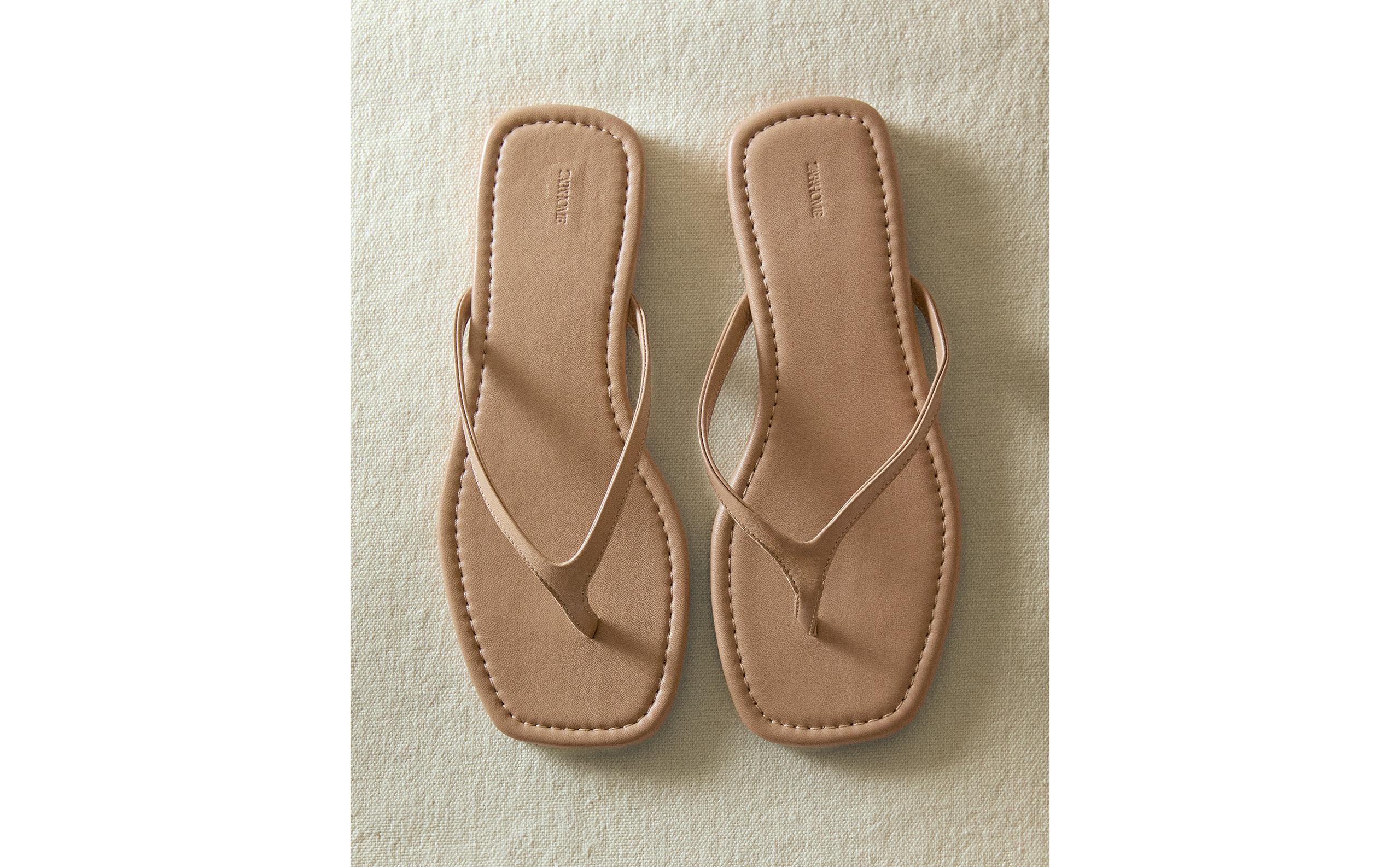 Sandales Zara à Noeud - Taille 38 (IT), Talon Haut Conique, Cuir Noir, Neuves Avec Défauts (portées Pour Essai)