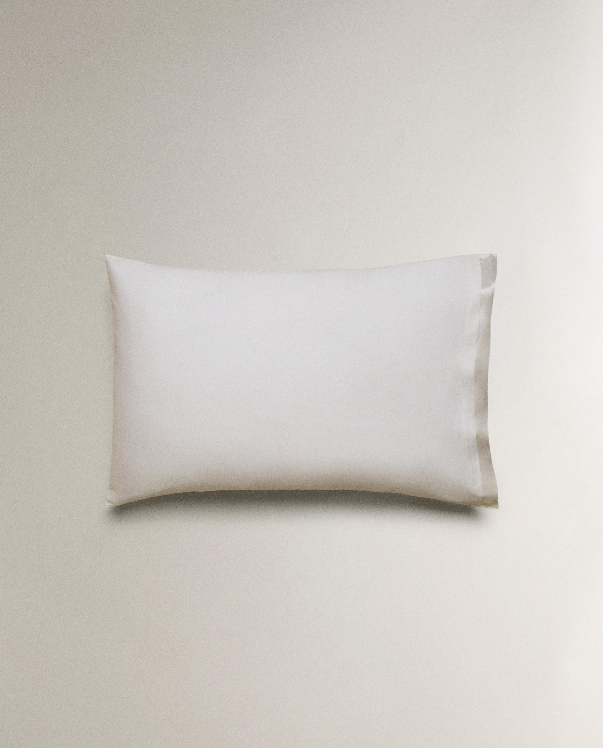 SATEEN PILLOWCASE WITH SILK BORDER (300 THREAD COUNT) product thumbnail 12
