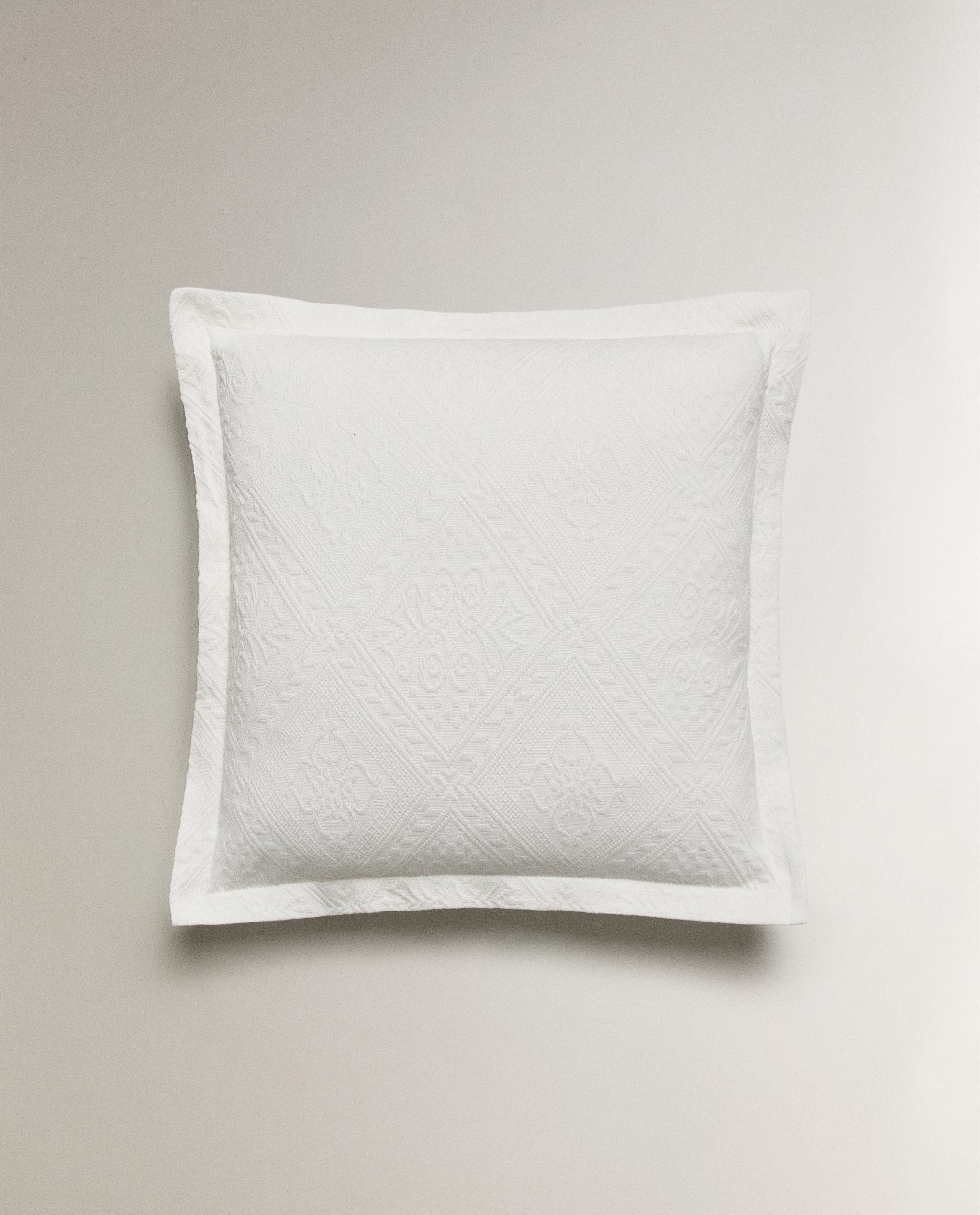 COTTON CUSHION COVER WITH GEOMETRIC DESIGN product thumbnail 7