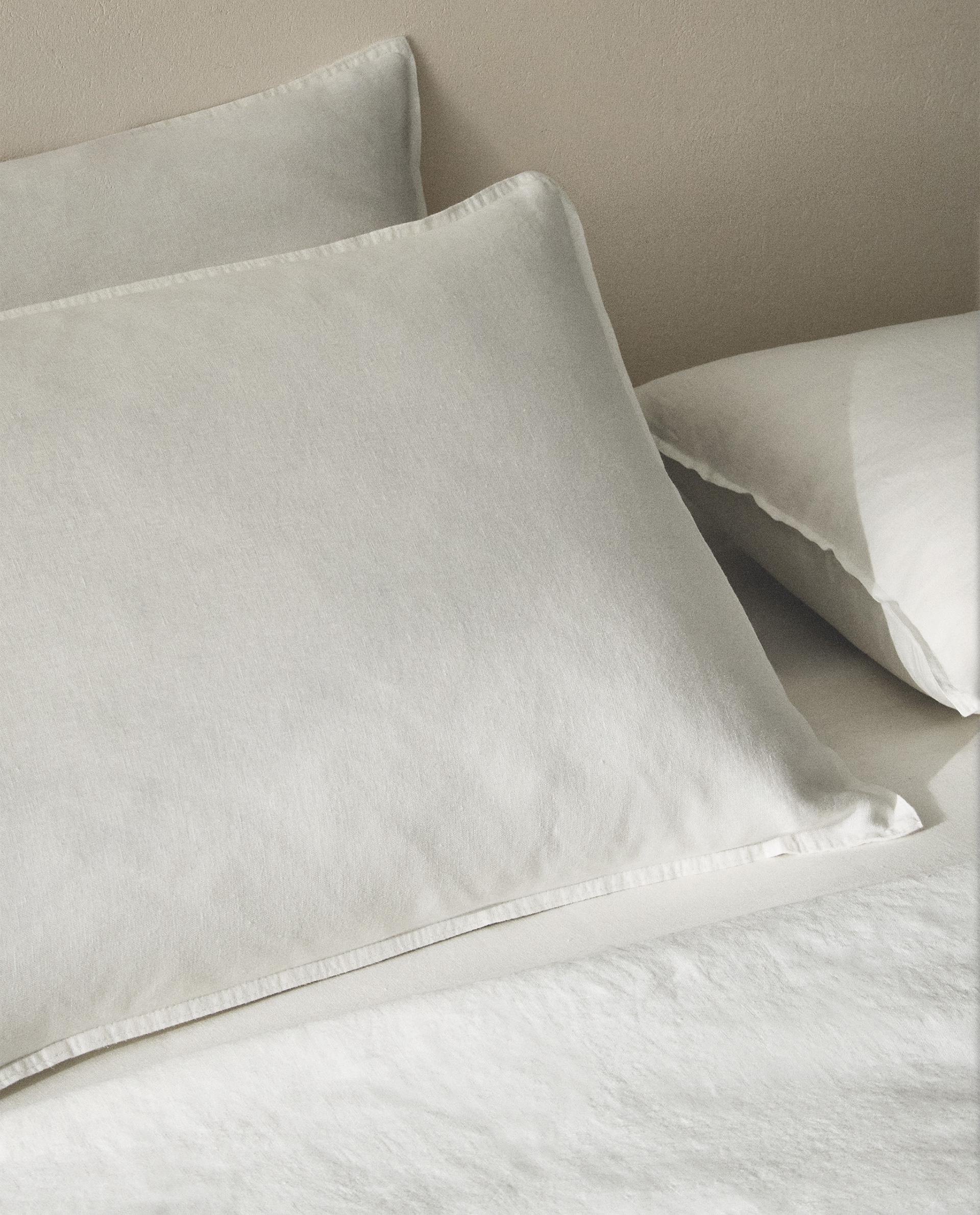 Home LINGE Passion - Lenzuolo Singolo Piatto Grigio 180x290 Cm - Morbido E Fresco