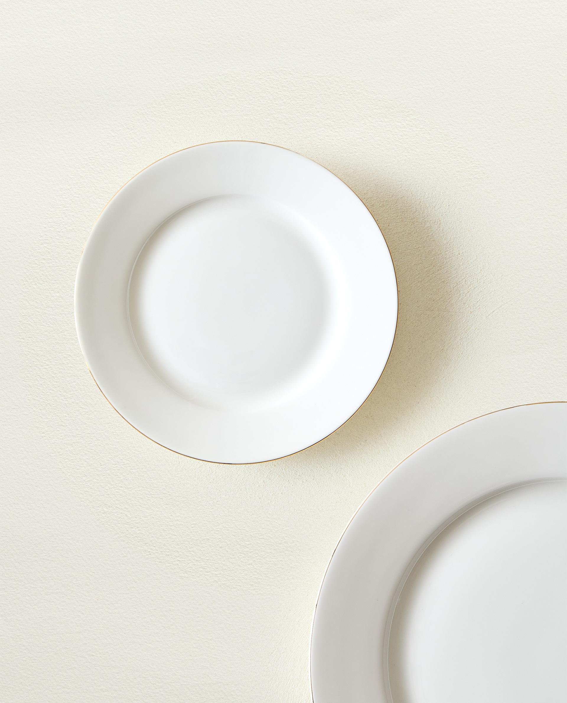 PLATO POSTRE LETICIA BONE CHINA FILO