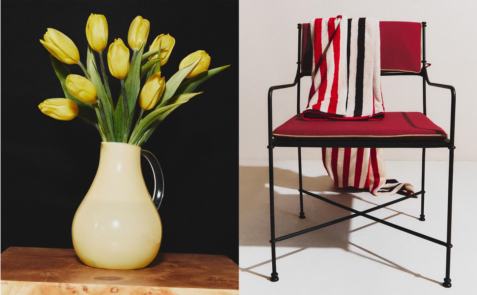 CARAFĂ ȘI FOTOLIU DIN FIER FORJAT CARAFĂ ȘI FOTOLIU DIN FIER FORJAT