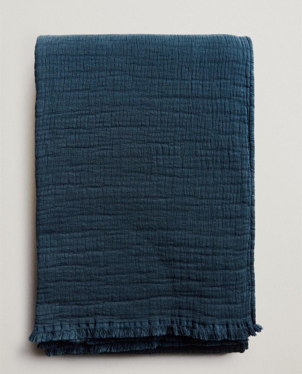 Zara Home Teksturalı pambıq yorğan