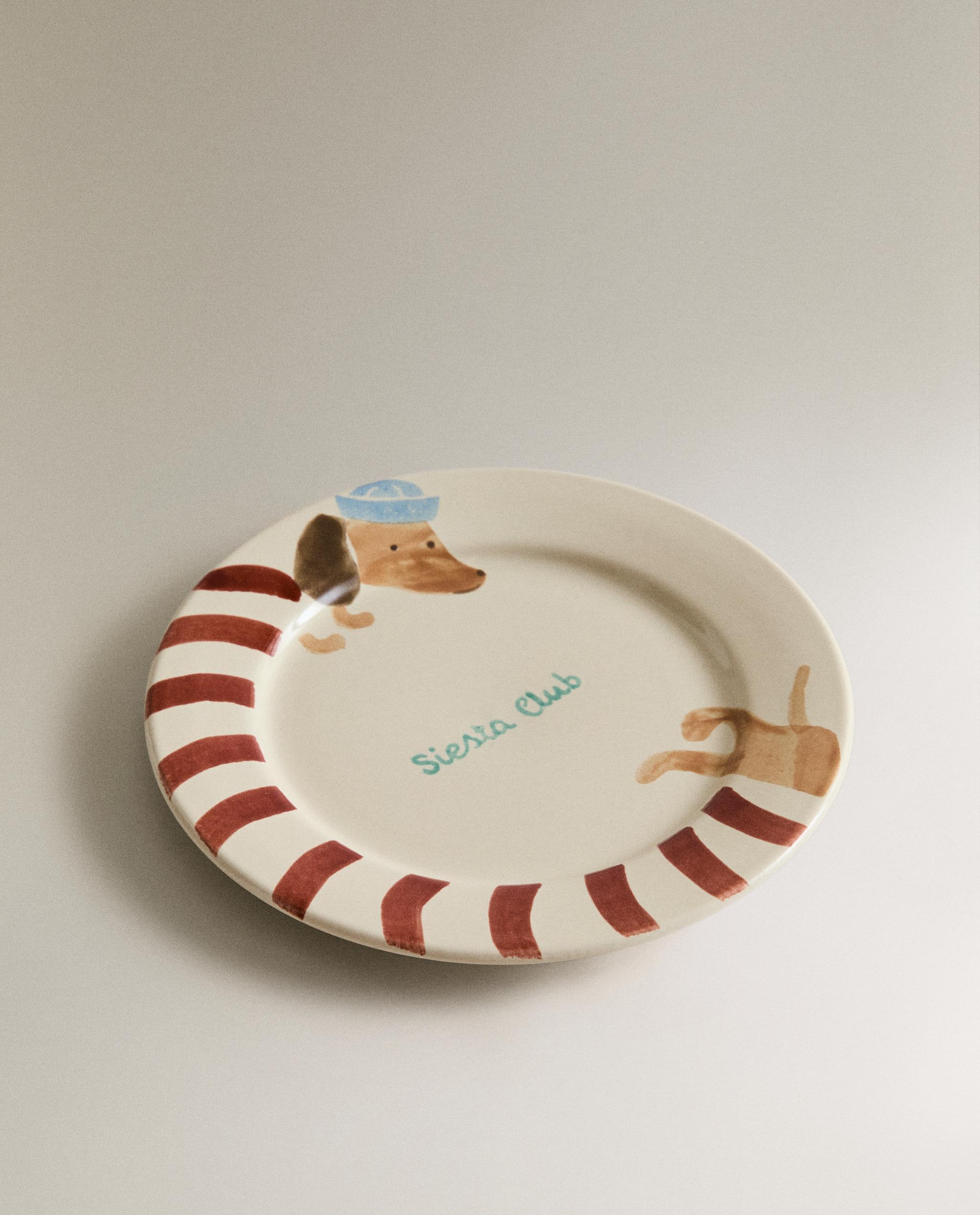 CHILDREN'S CERAMIC DOGGY PLATE product thumbnail 4