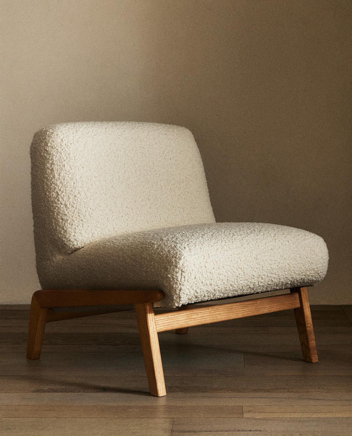 アップホルスタード ブークレ アームチェア | Zara Home 日本/Japan