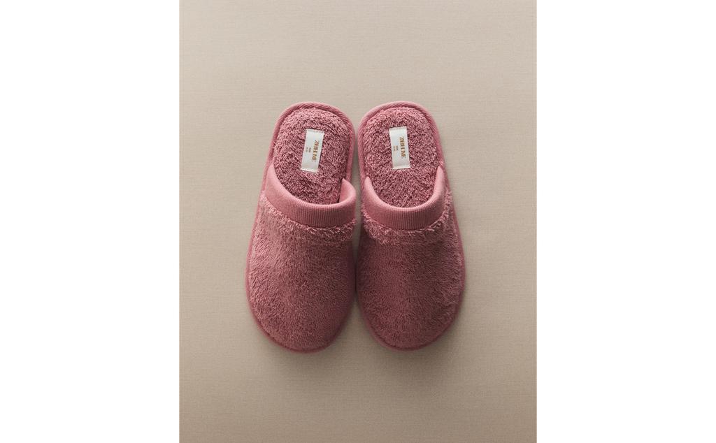 KIDS' TERRY BATHROOM MULE SLIPPERS KIDS' TERRY BATHROOM MULE SLIPPERS