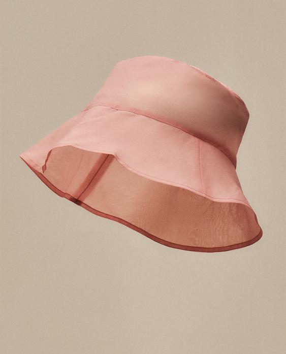 SEMI-SHEER ORGANZA HAT