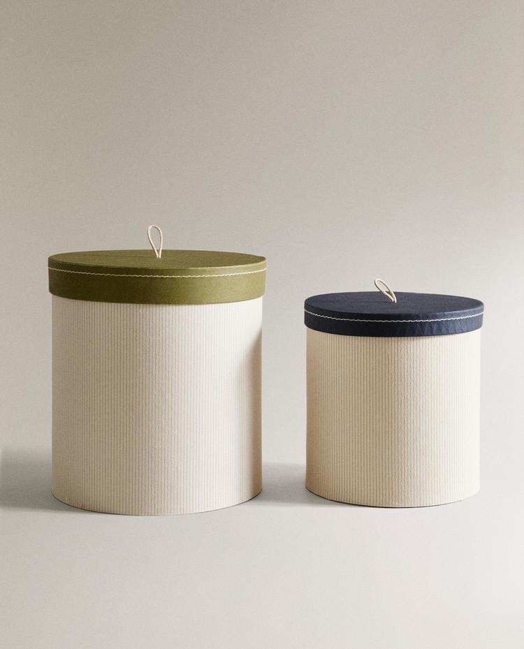 קופסאות קרטון עגולות לתינוק