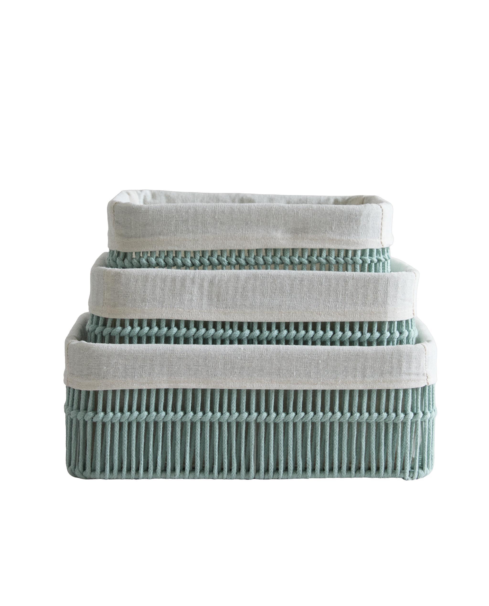 RECTANGULAR BASKET WITH COTTON LINING product thumbnail 5