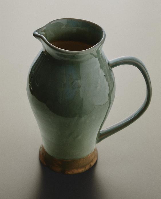 VASO DE CERÂMICA ESVERDEADA