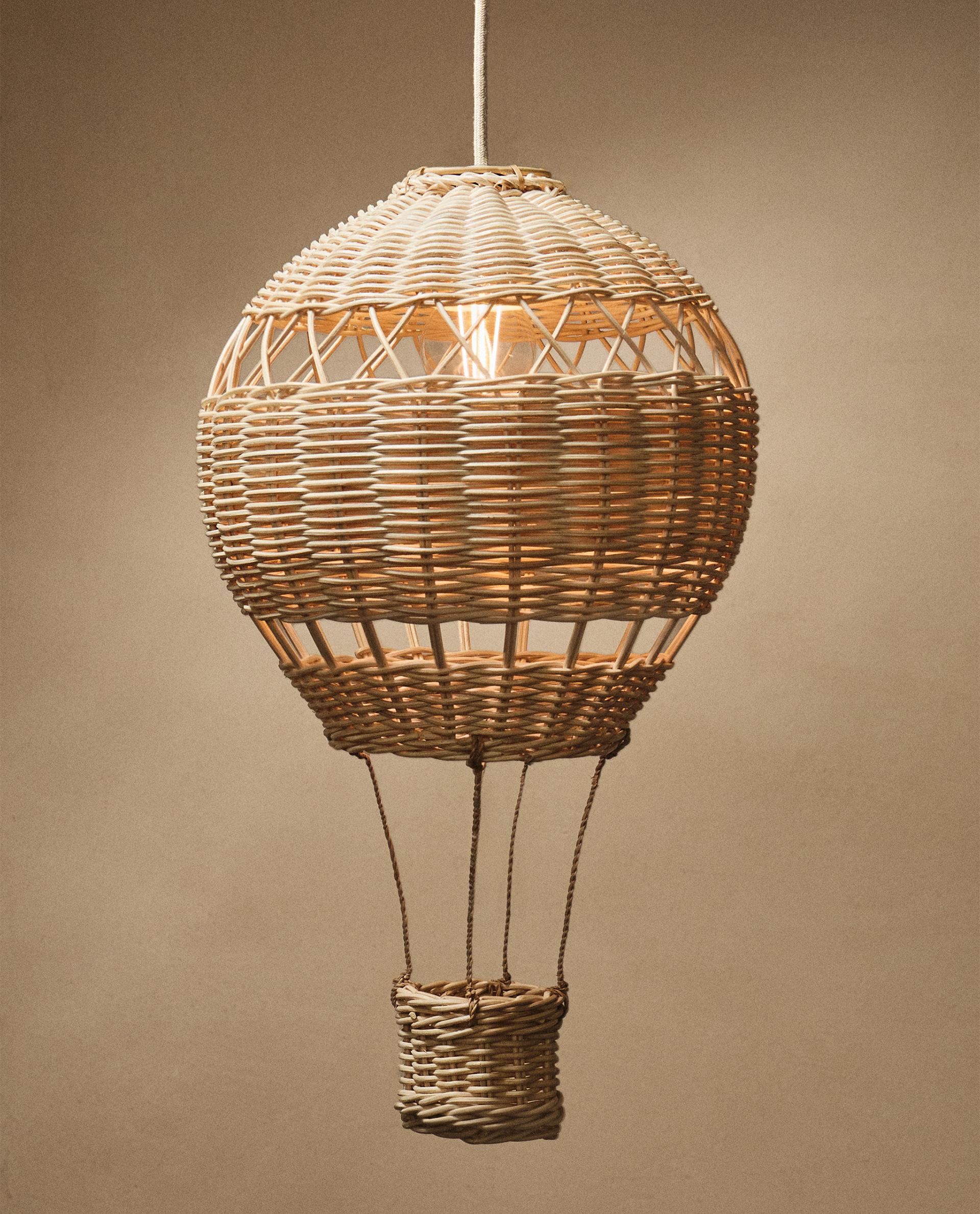 CHILDREN’S BALLOON RATTAN CEILING LAMPSHADE