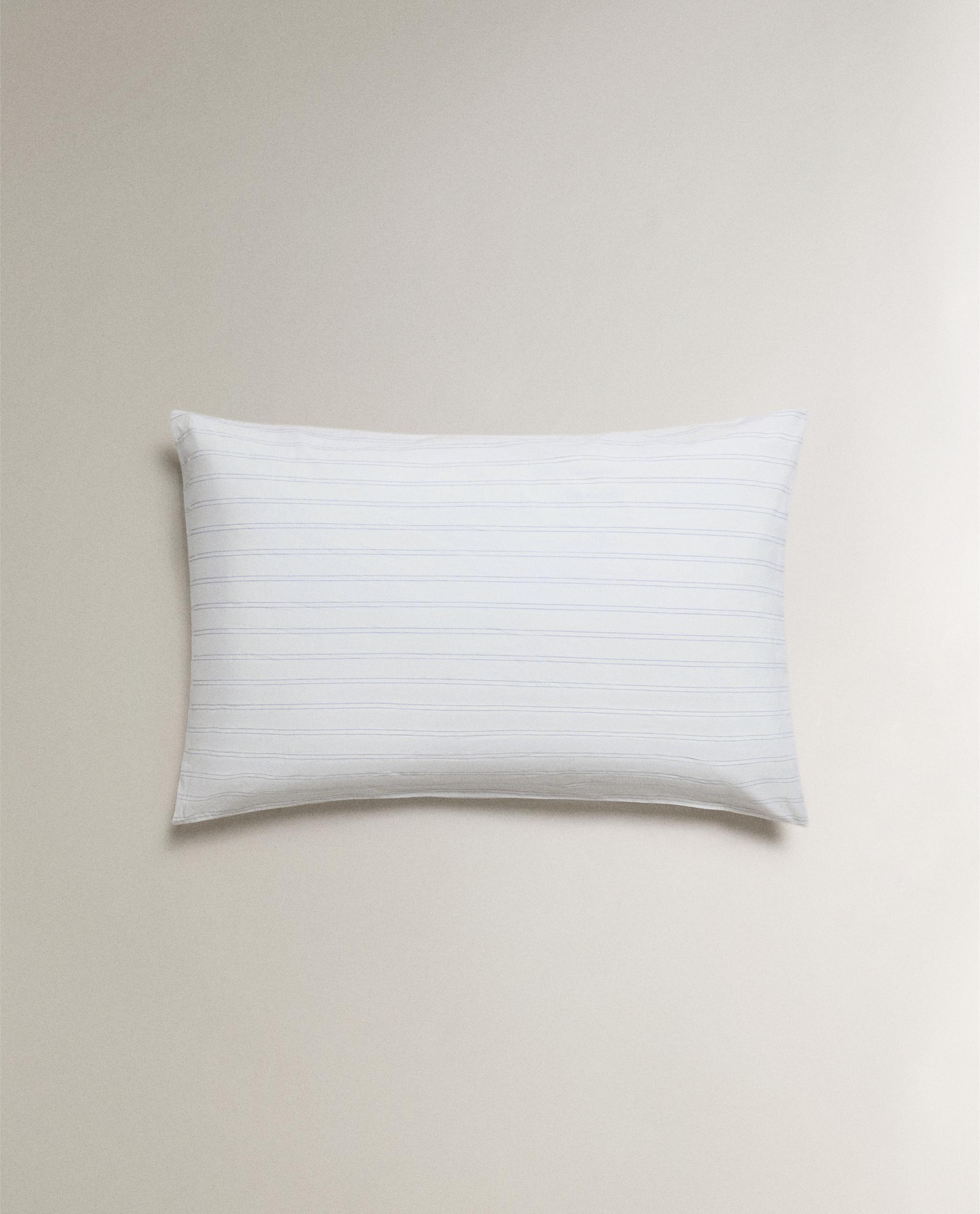 COTTON PILLOWCASE WITH DOUBLE STRIPES product thumbnail 3