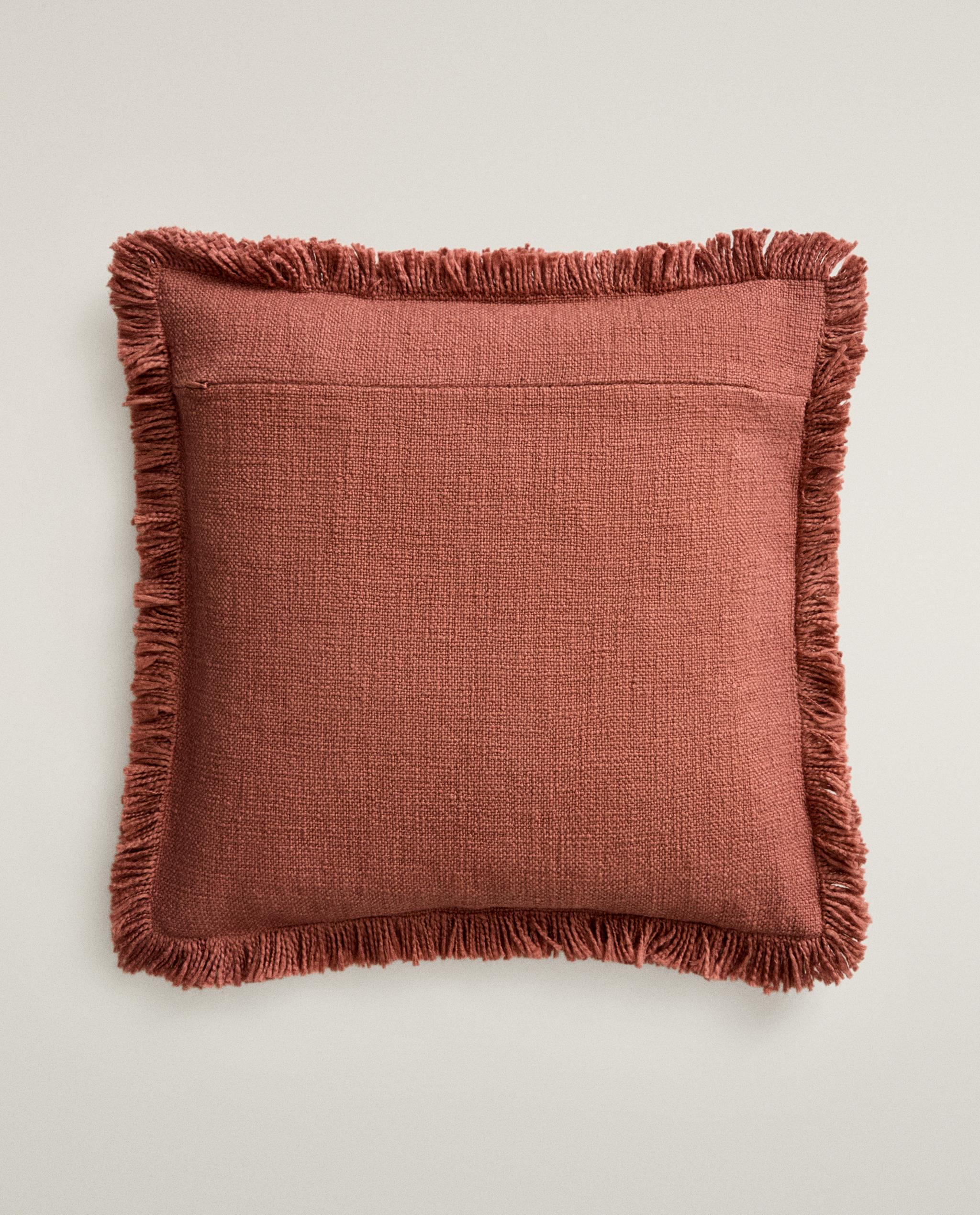 STRIPED CUSHION COVER WITH FRINGING product thumbnail 19