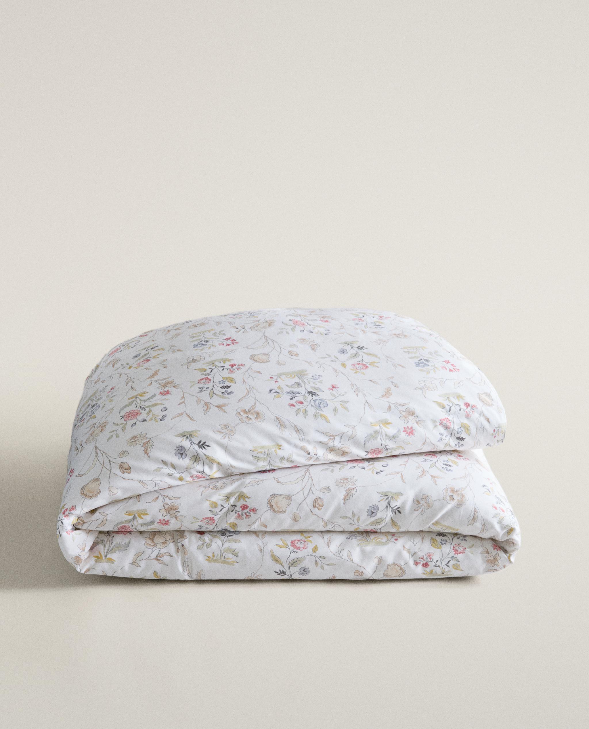 FLORAL SATEEN DUVET COVER product thumbnail 10