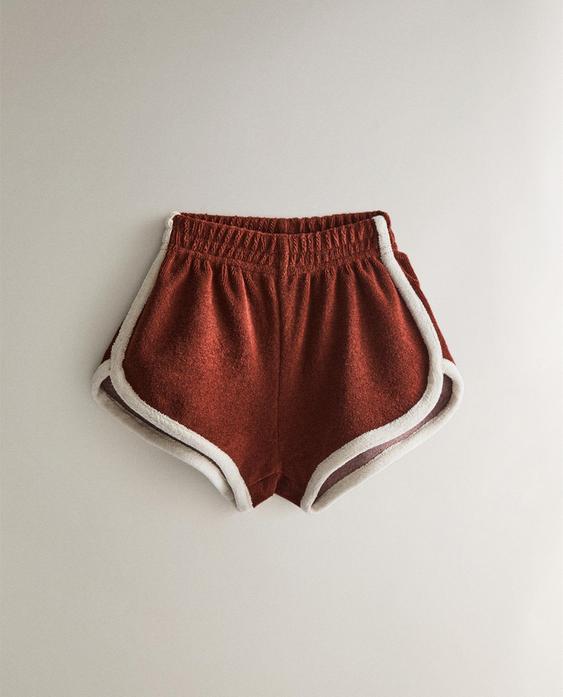 SHORT DE PLAGE ENFANT EN TISSU ÉPONGE