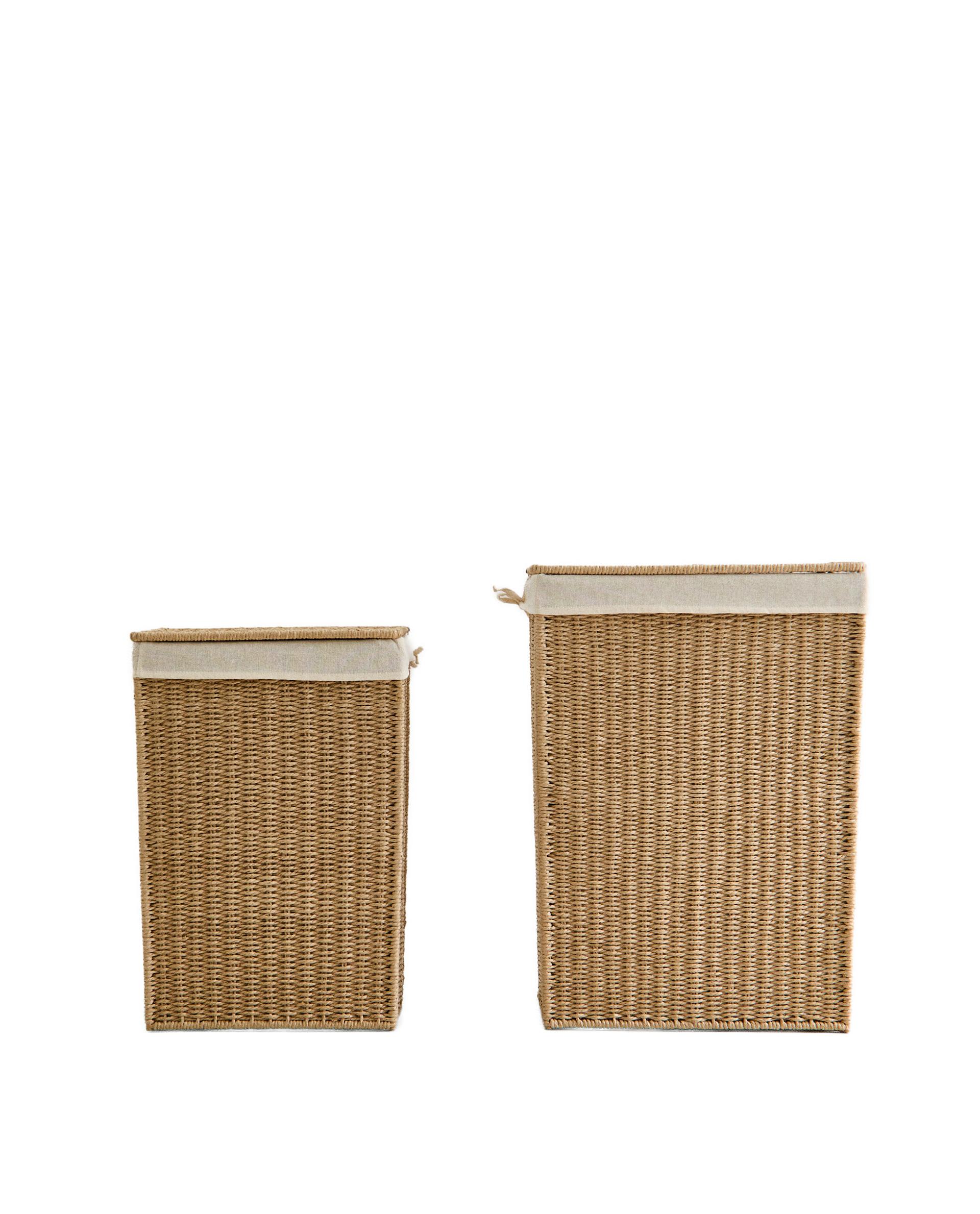 FABRIC-LINED LAUNDRY BASKET product thumbnail 19