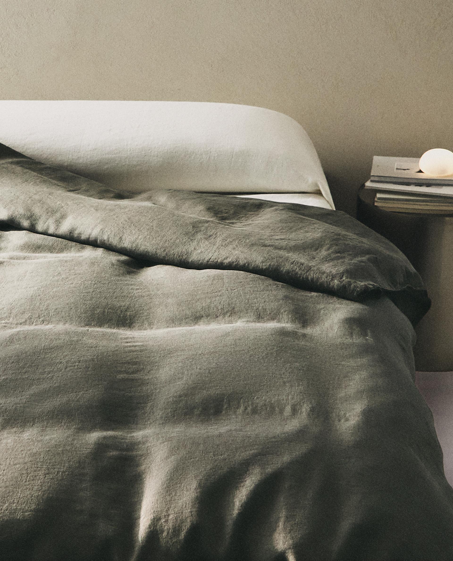 140 GxM²) WASHED LINEN DUVET COVER | Zara Home United States