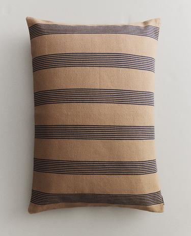 STRIPED THROW PILLOW COVER