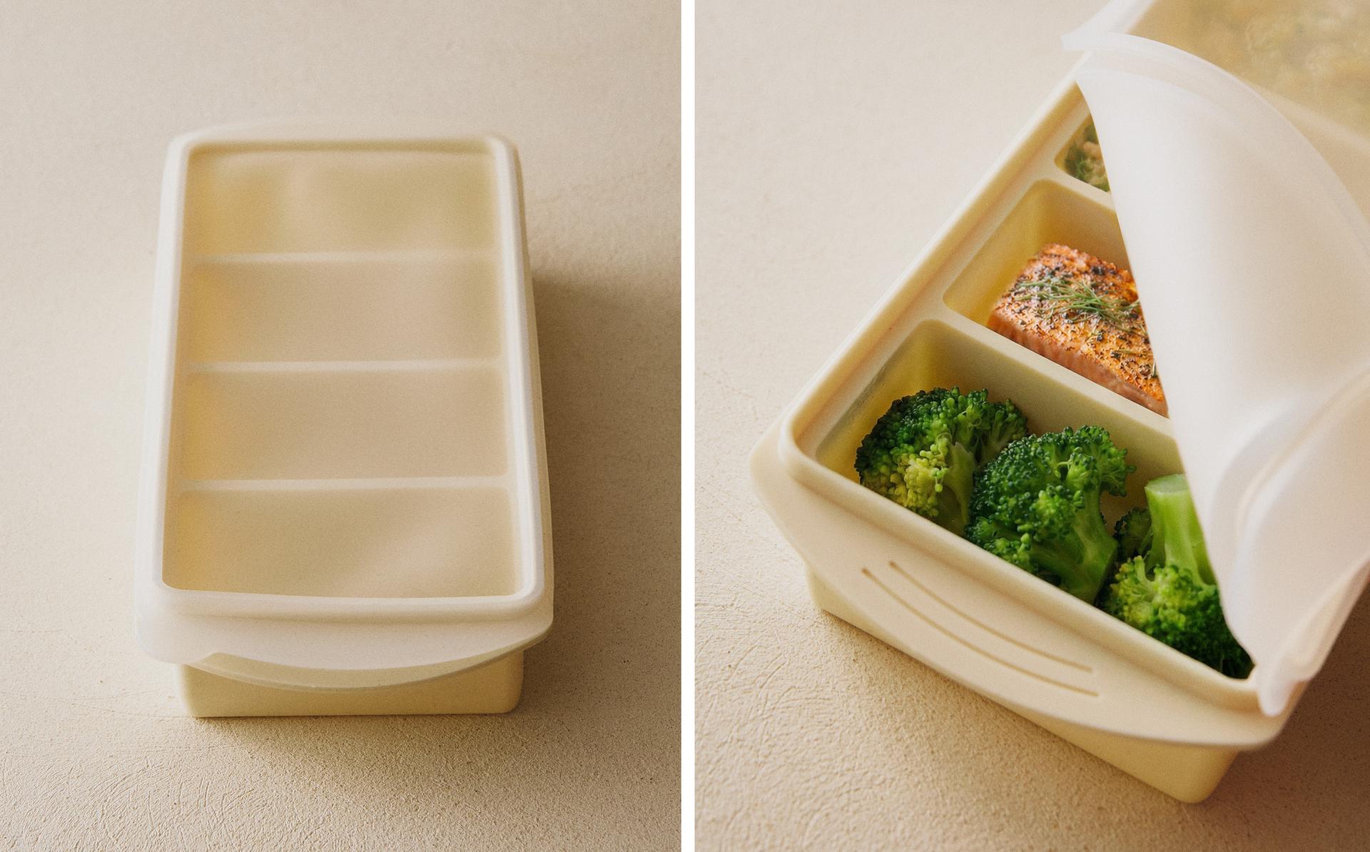 RECIPIENTE DE SILICONE COM COMPARTIMENTOS RECIPIENTE DE SILICONE COM COMPARTIMENTOS