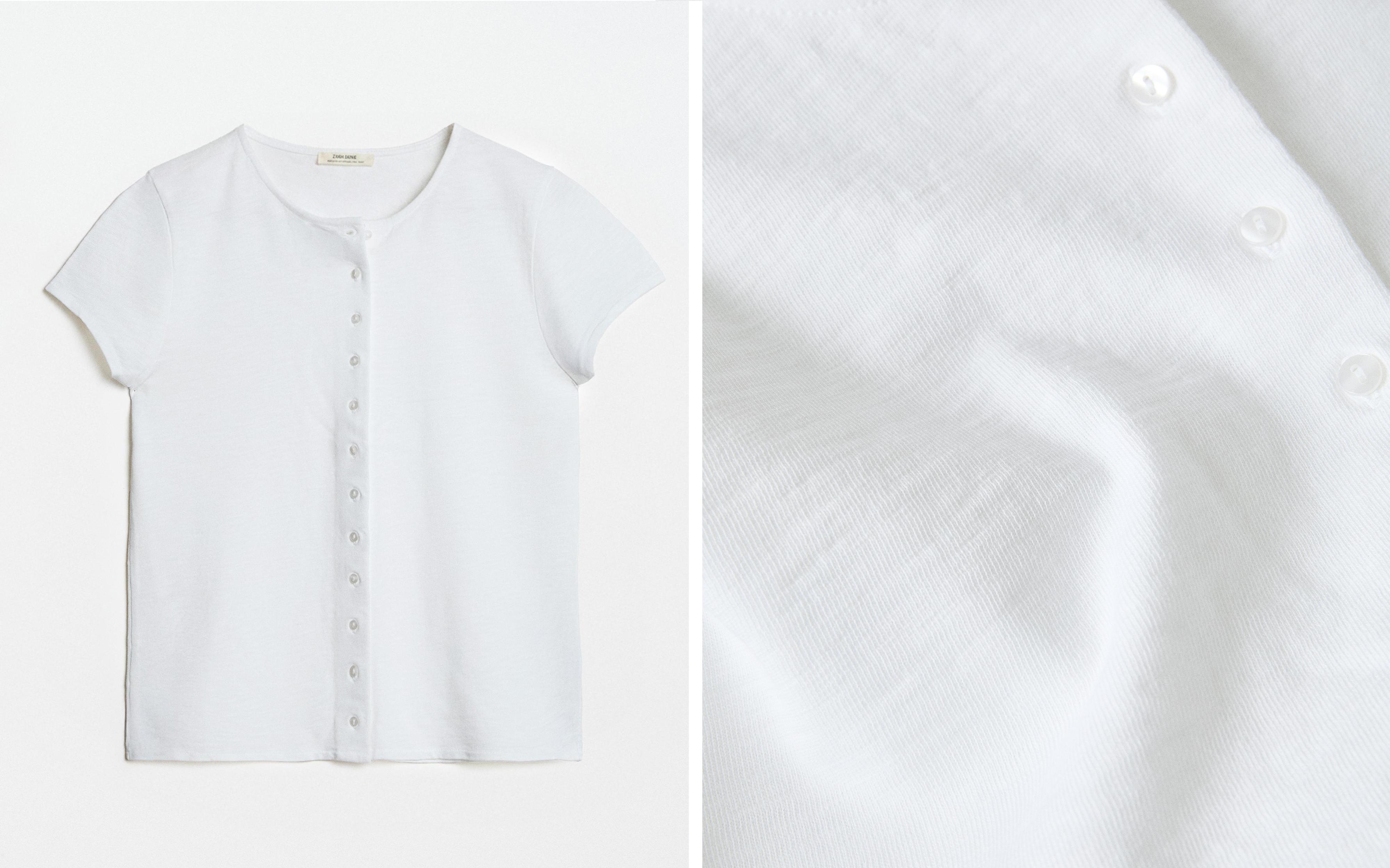 COTTON T-SHIRT WITH BUTTONS product thumbnail 9
