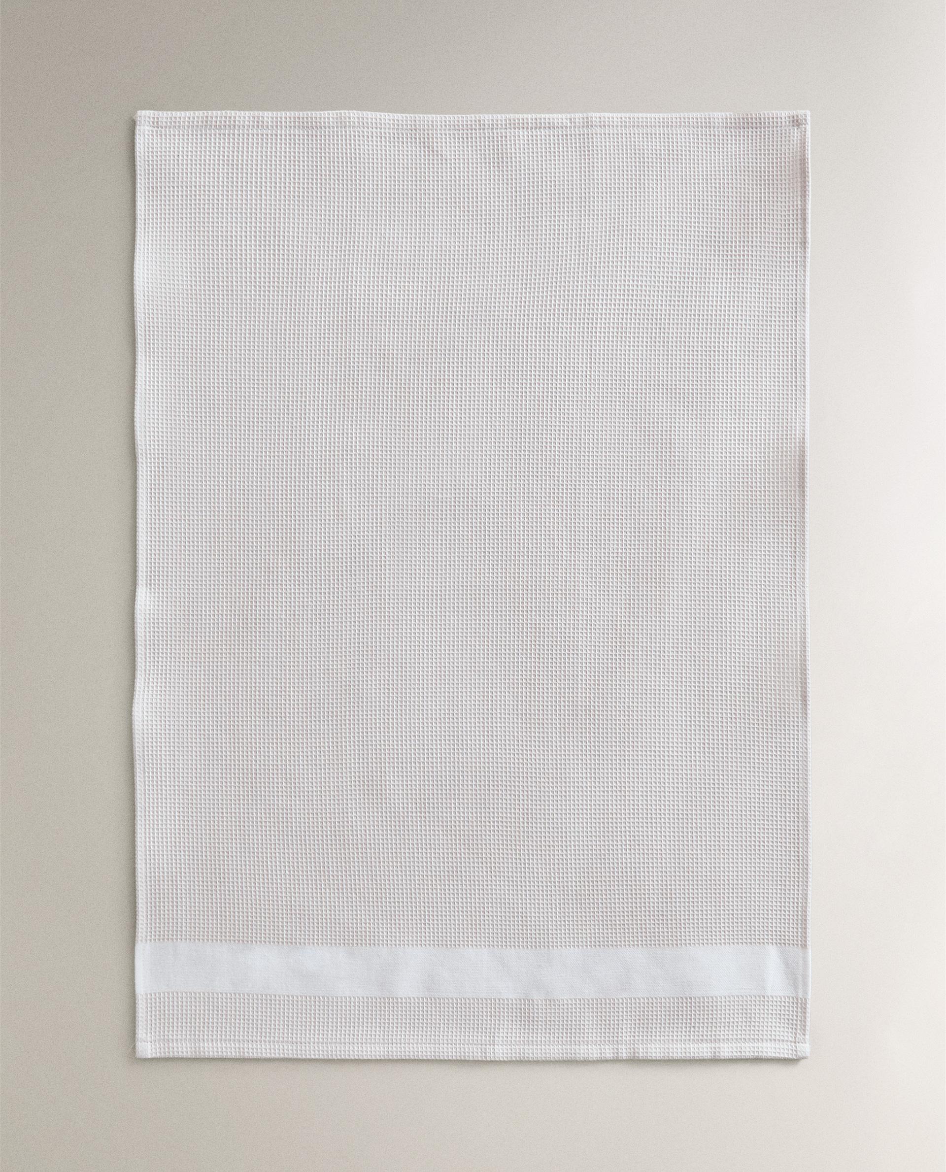 PACK OF WAFFLE-KNIT TEA TOWELS (PACK OF 2) product thumbnail 5