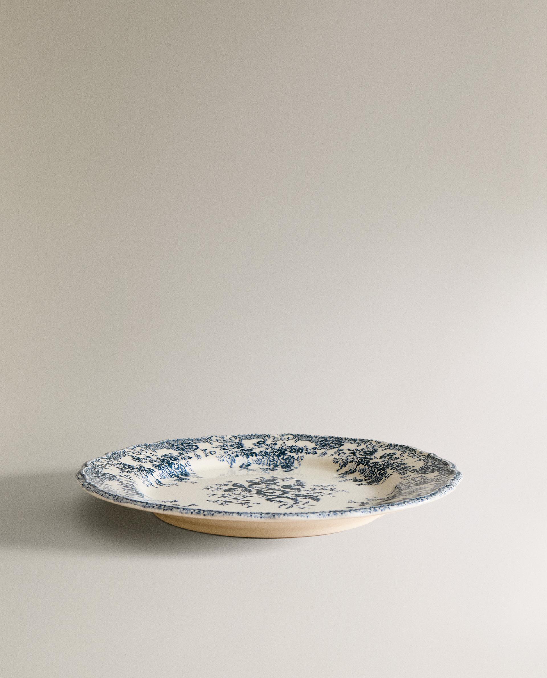FLORAL EARTHENWARE DINNER PLATE product thumbnail 6