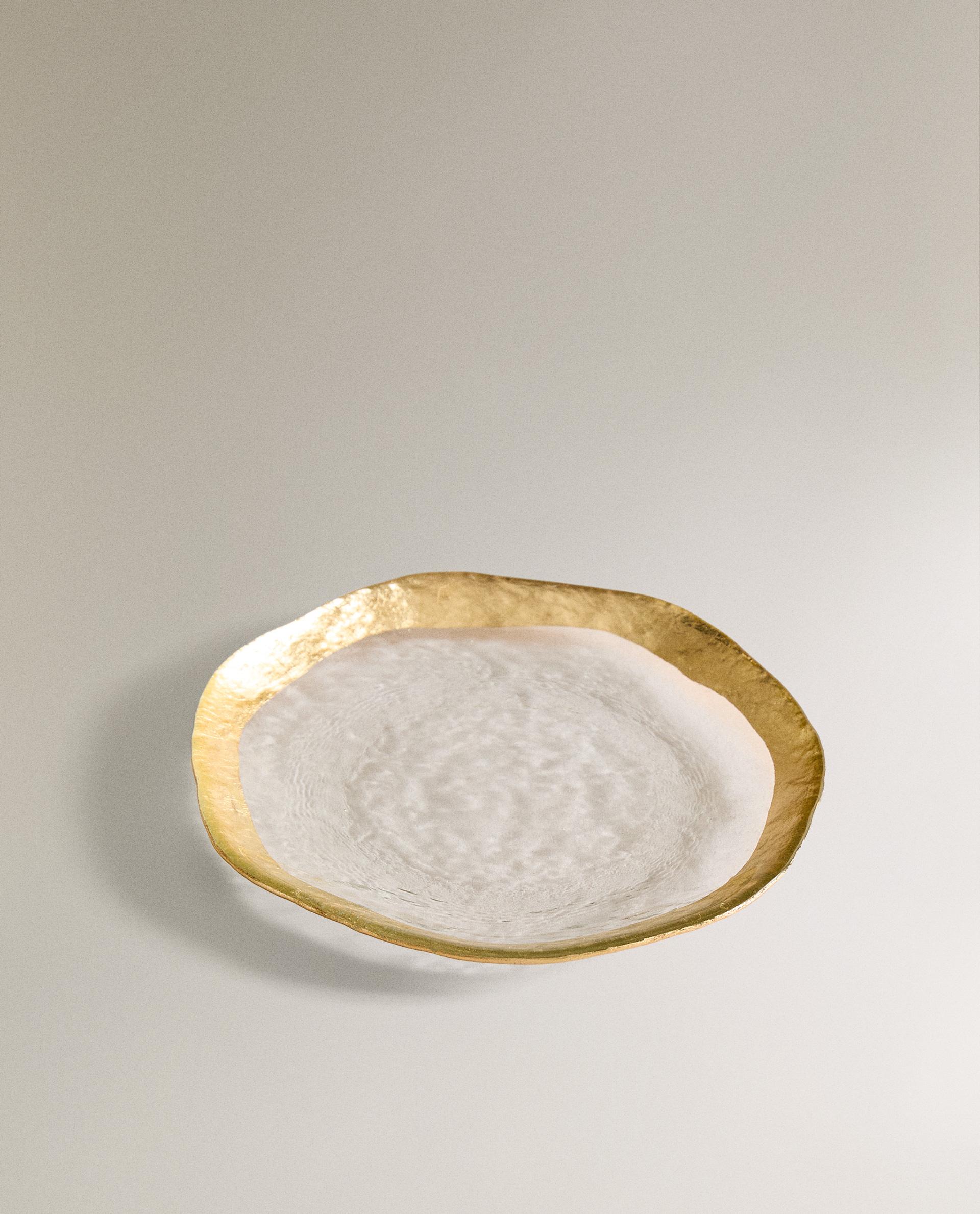 GLASS SIDE PLATE WITH RIM product thumbnail 13