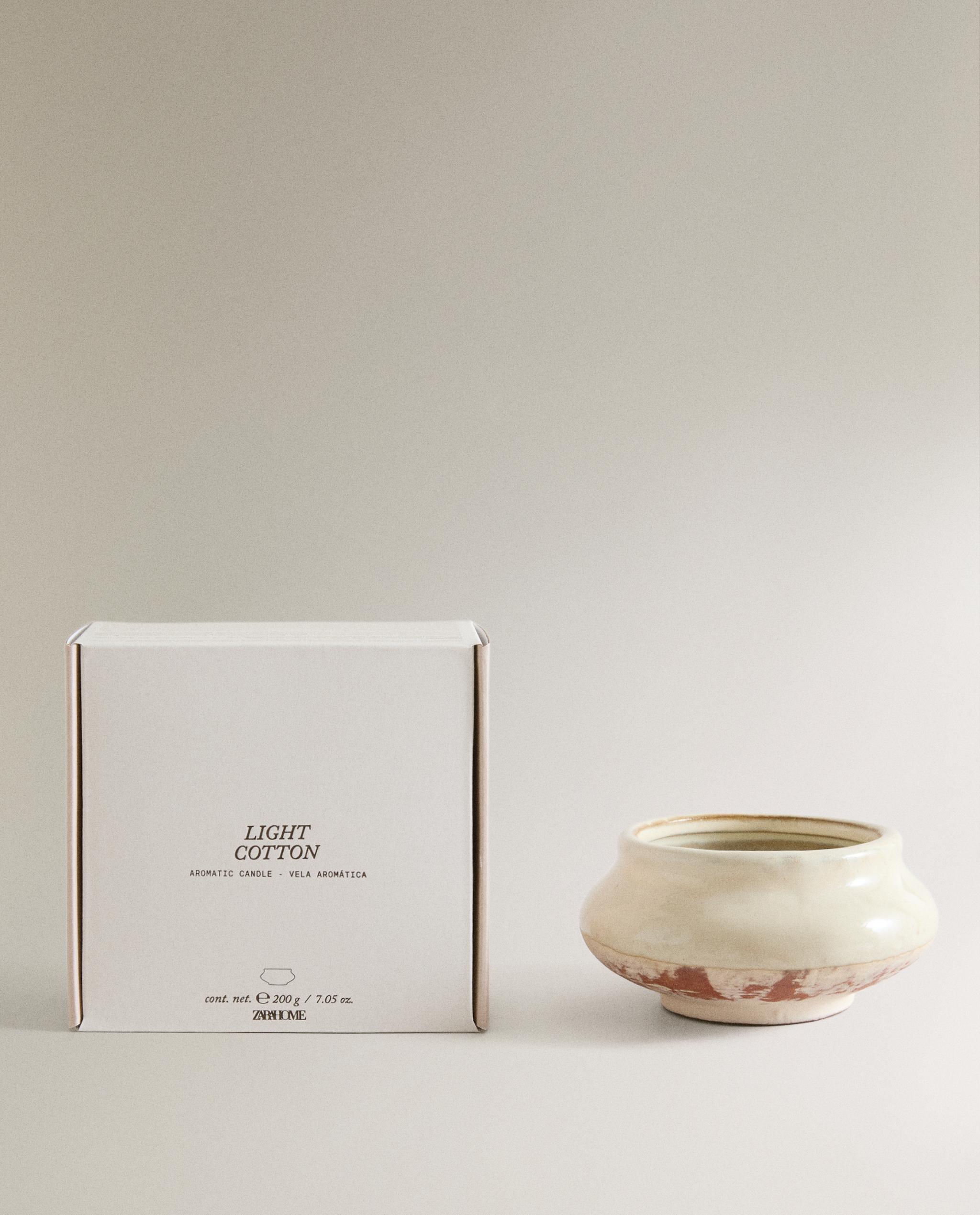(200 G) LIGHT COTTON SCENTED CANDLE product thumbnail 3
