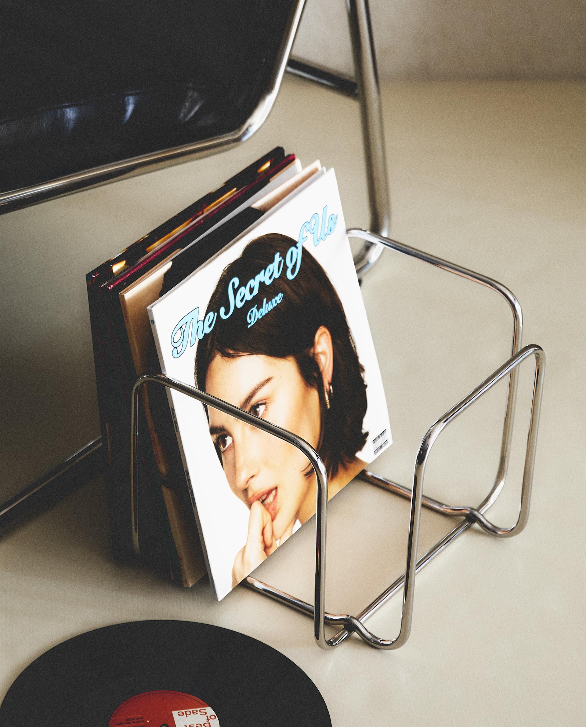 ORGANISEUR MÉTALLIQUE POUR VINYLES | Zara Home France