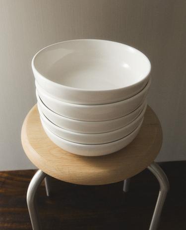 STONEWARE SOUP PLATE