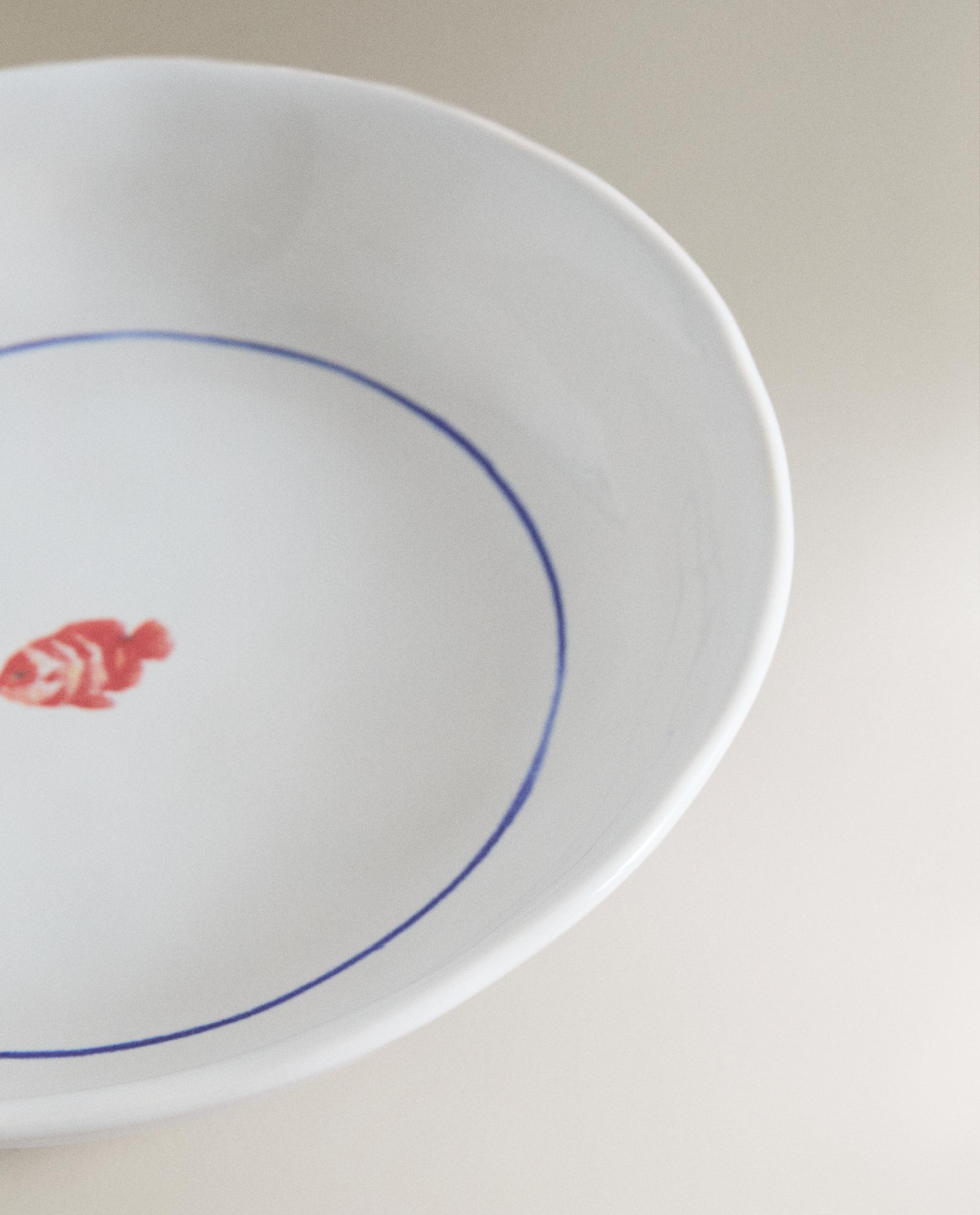 STONEWARE FISH SOUP PLATE product thumbnail 8