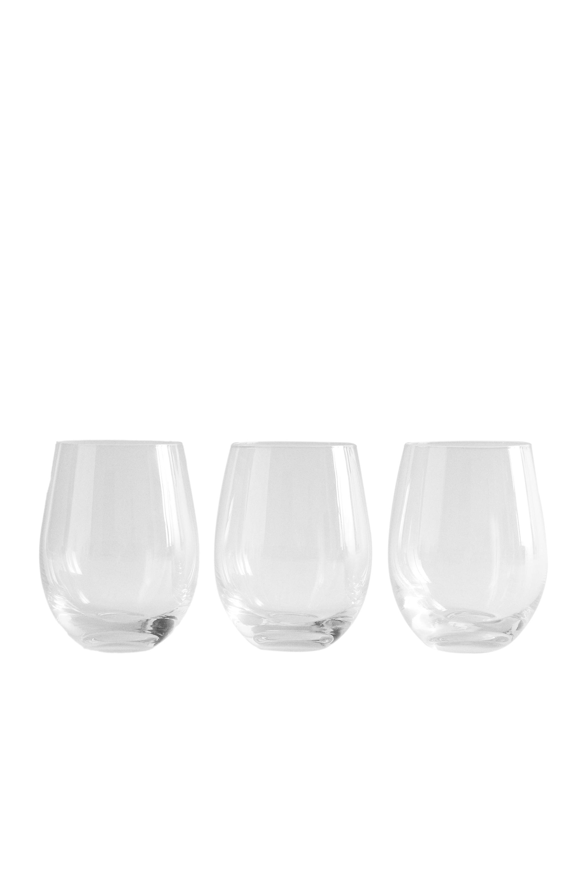 PACK OF ROUNDED GLASS TUMBLERS (PACK OF 3) product thumbnail 3