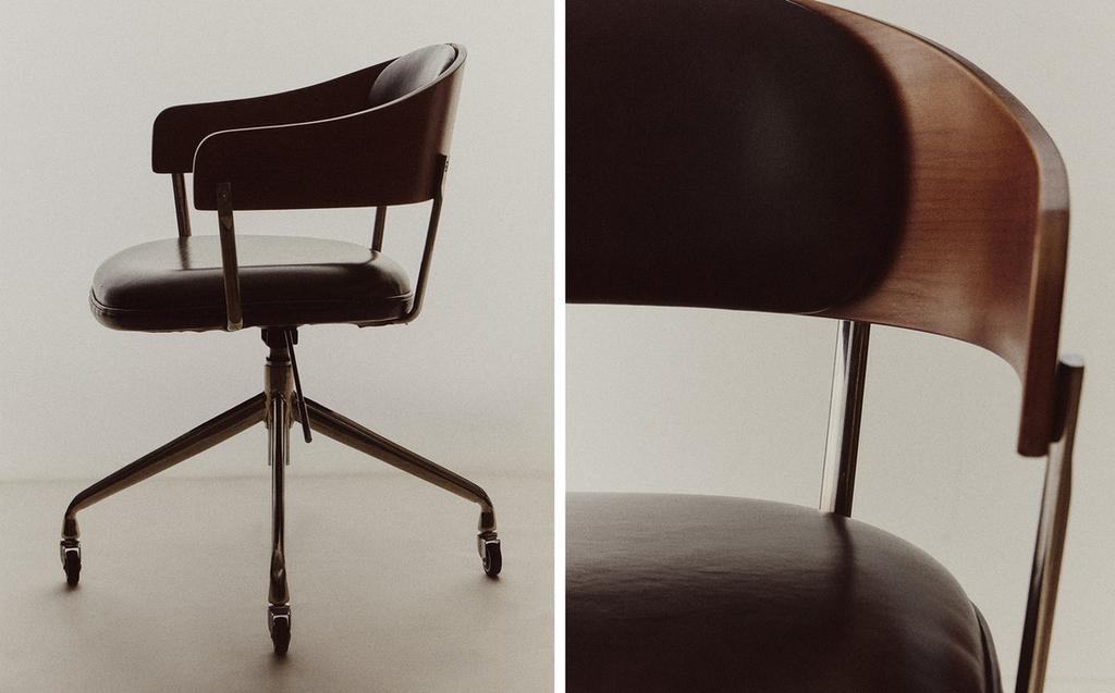 CHAISE DE BUREAU À ROULETTES